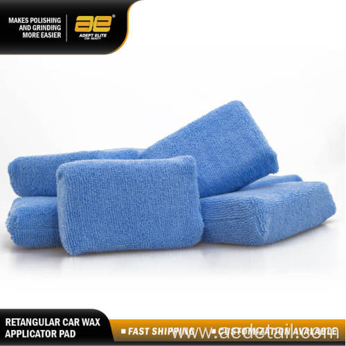 Microfiber Cloth Nano Ceramic Coating Cleaning Applicator